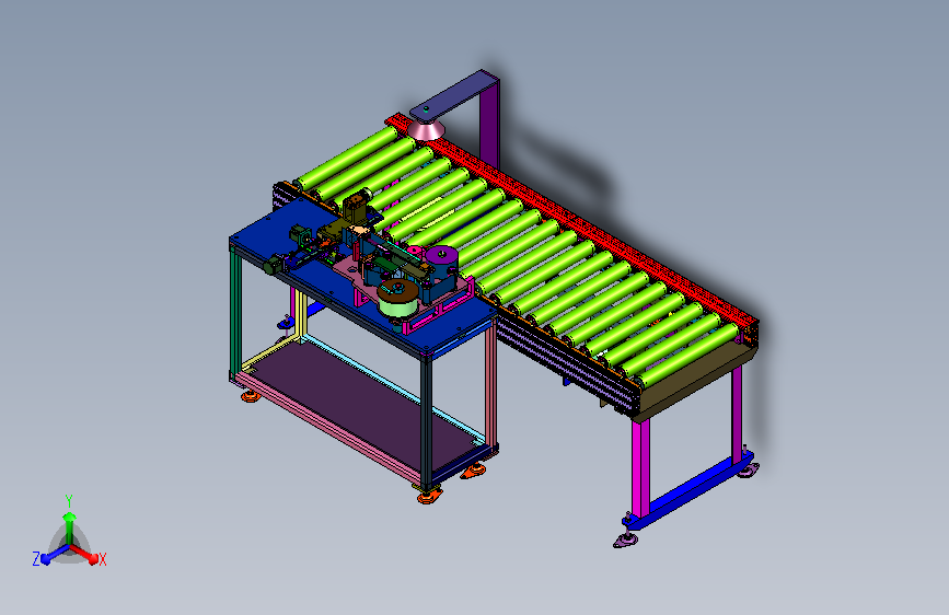 自适应封箱侧贴标机