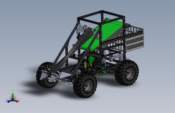 多功能智能韭菜收种一体机