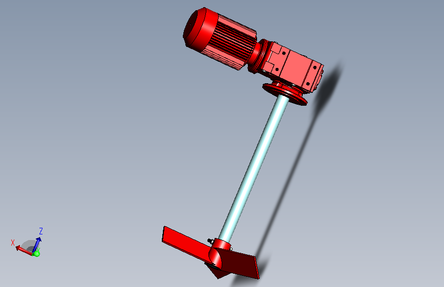 φ400三斜叶开启涡轮式搅拌机=791330=60