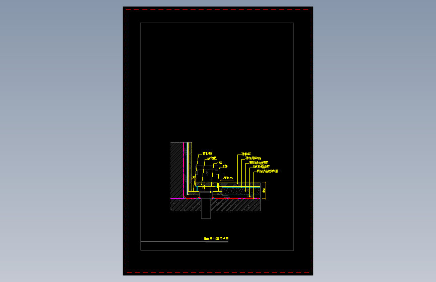 【地坪】隐藏式地漏节点图