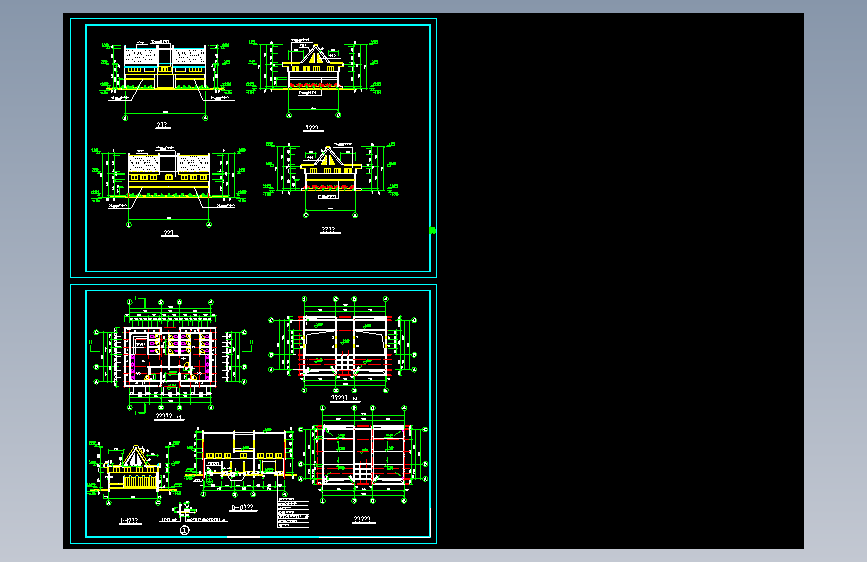 公共厕所建施图