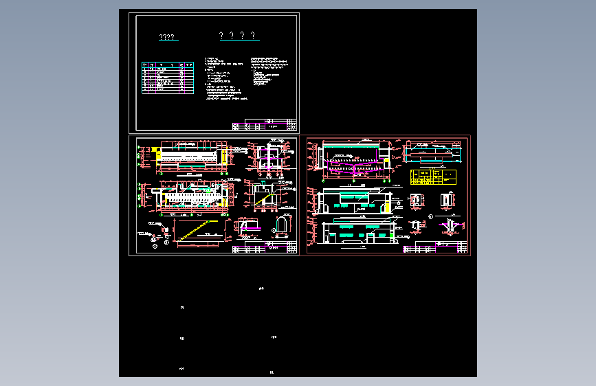 两层公厕施工图