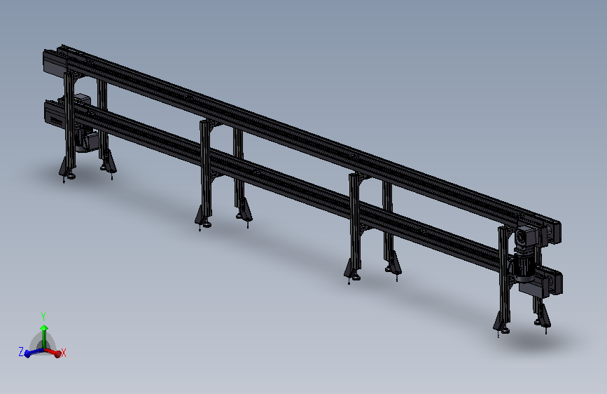 双层带式输送机