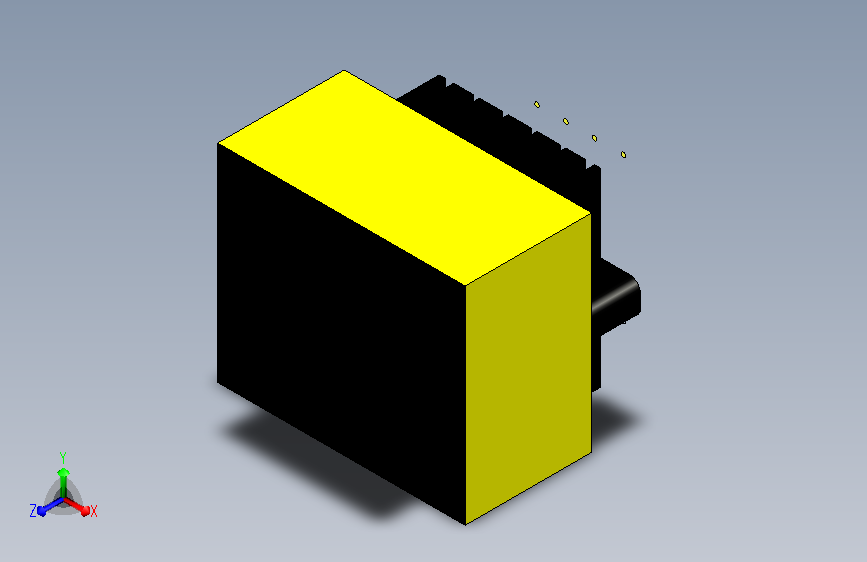 双输出变压器模型