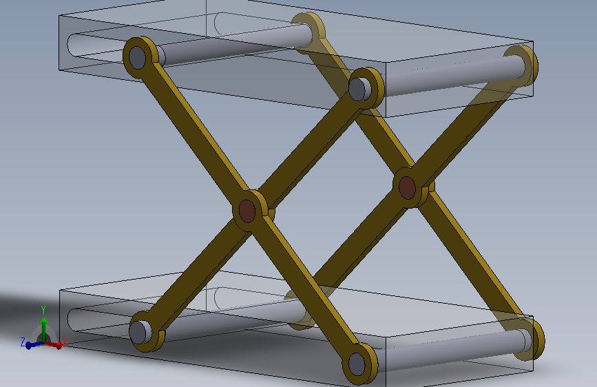 稳定升降的剪叉升降台