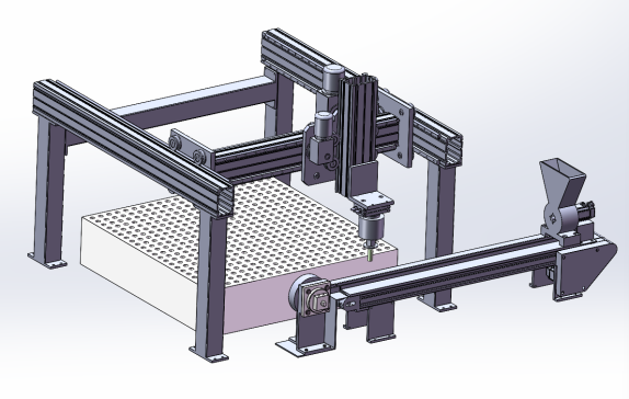 圆柱软包锂电池自动上料机3D+CAD1796078