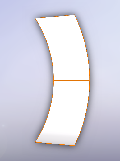 锥度填充块的 钣金展开