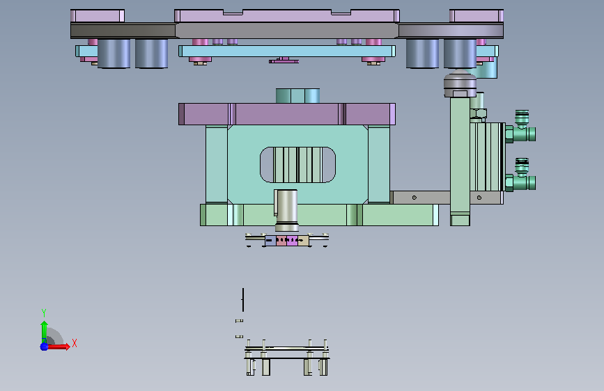 四分度中空转盘