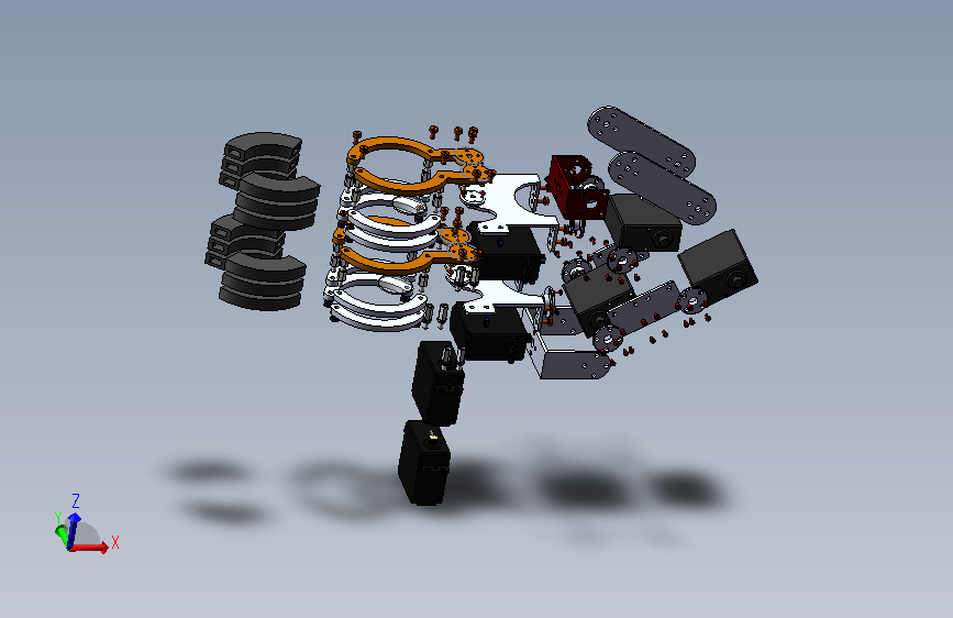 爬杆机器人三维图 1675949==wb50