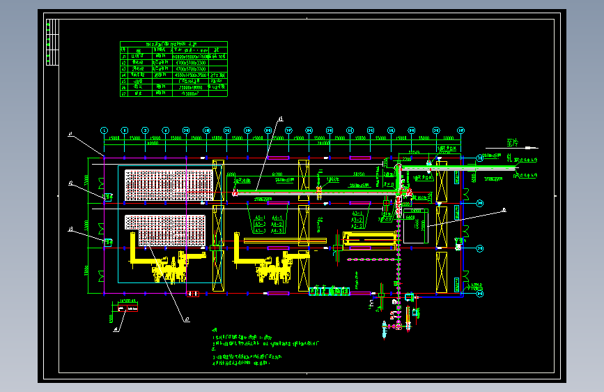 某钢厂新增钢卷运输链工艺平面布置图