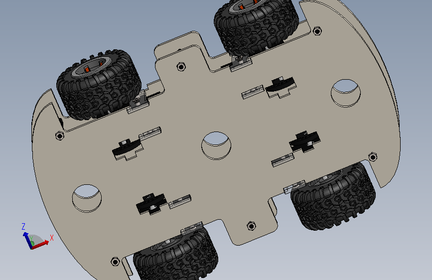 A0006353-遥控车底盘 – 轻量级结构框架