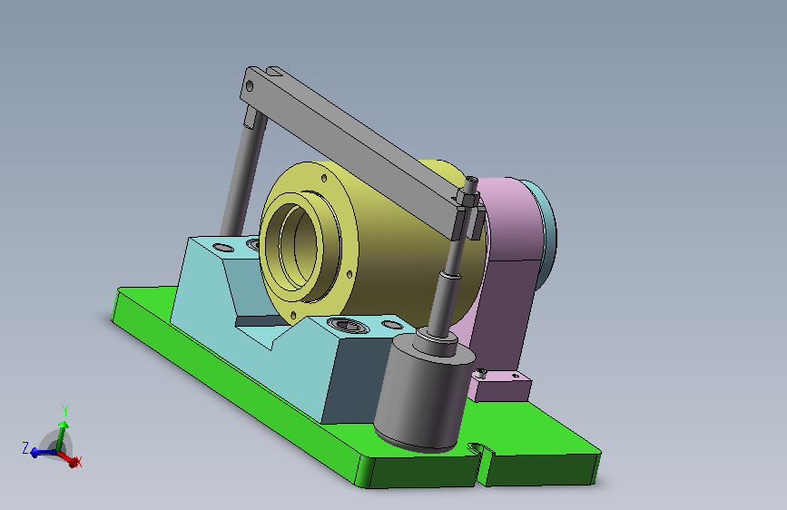 锥齿轮座加工工艺及镗中心孔夹具设计【三维SW】
