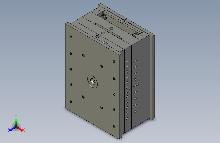 电器散热盖模具设计