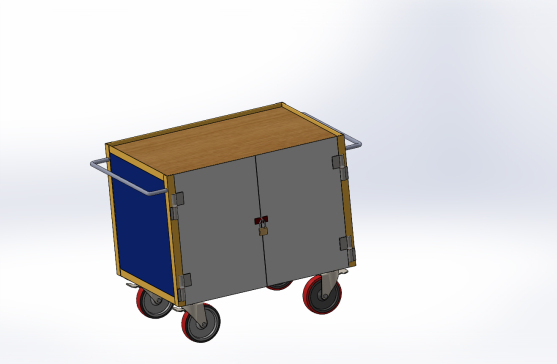 A0006385-带轮子的工作室工具车