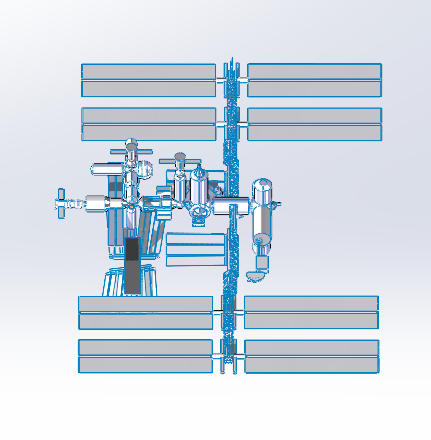 ISS近地轨道空间站