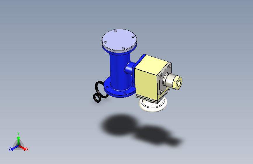 2009年首届“高教杯”尺规绘图比赛支架模型泵体