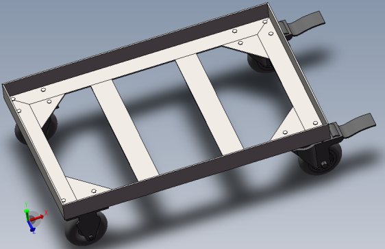 车间现场用的物流小车