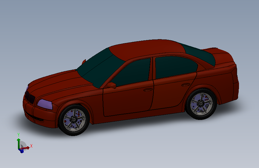 轿车3D模型