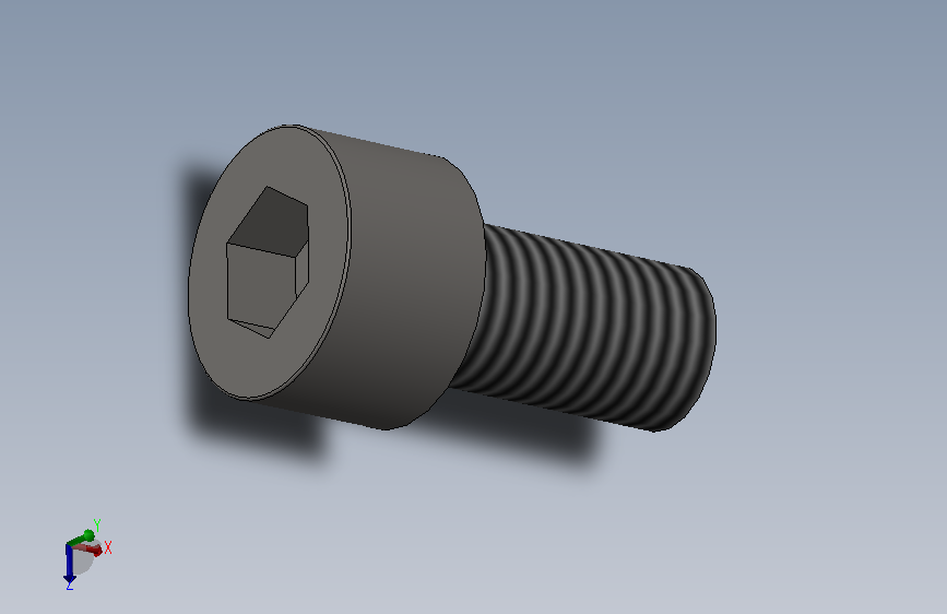 GB／T70．1-2000内六角圆柱头螺钉M6×12(8．8级)