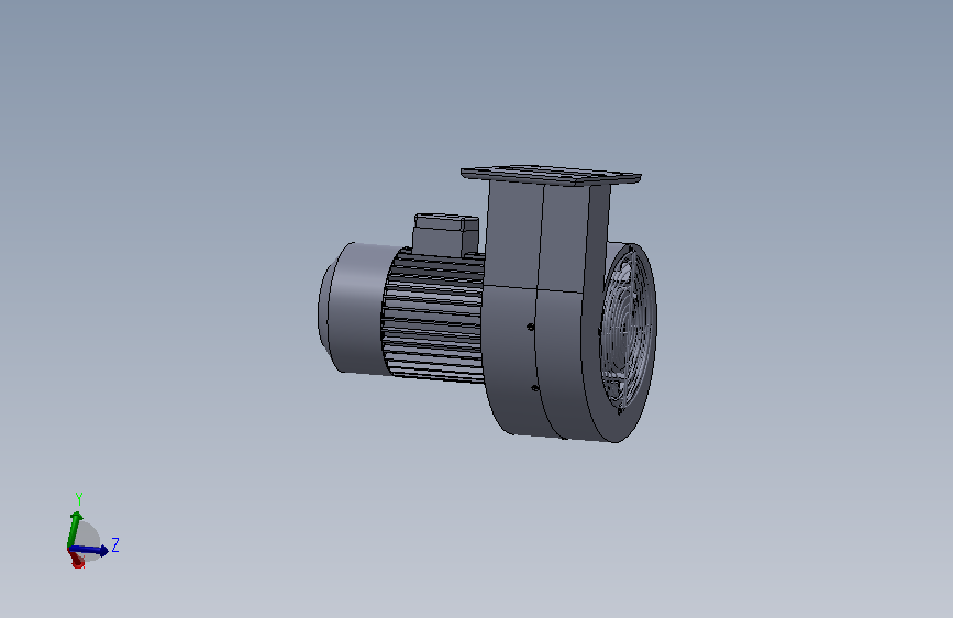 风机ventilator sa kućištem i motorom