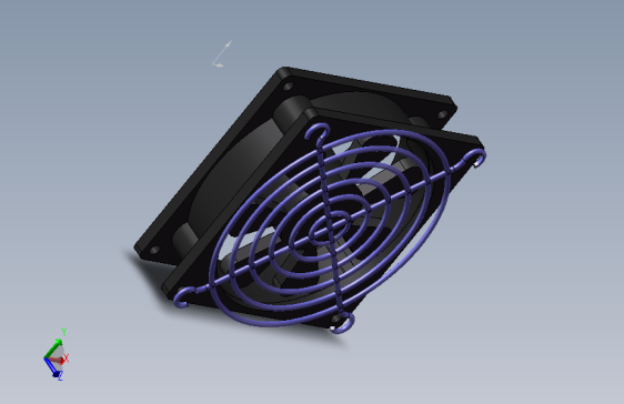 散热风扇加网罩