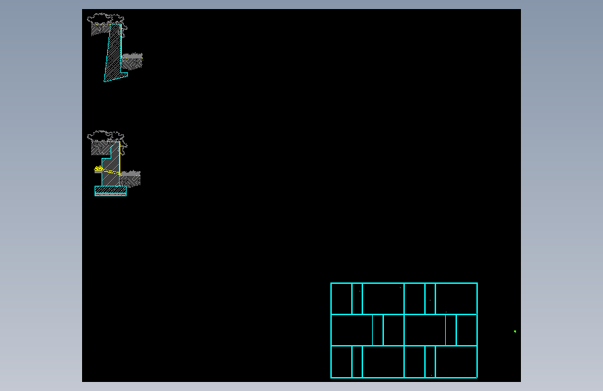 3.04挡土墙详图施工图