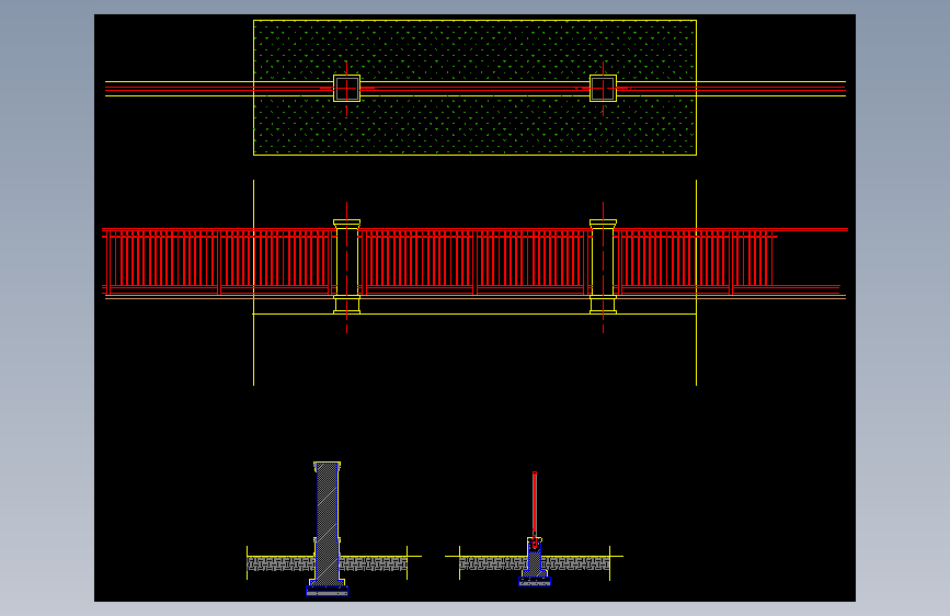 3.07标准围墙施工图