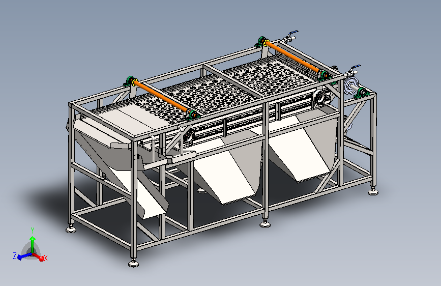 三层扇贝振动筛模型 1689859==wb80