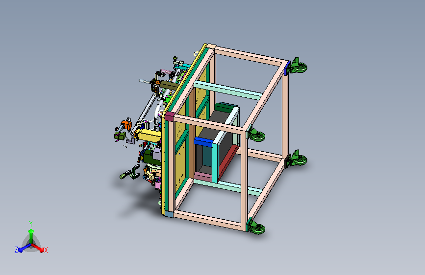60%靠背管焊接总成检具