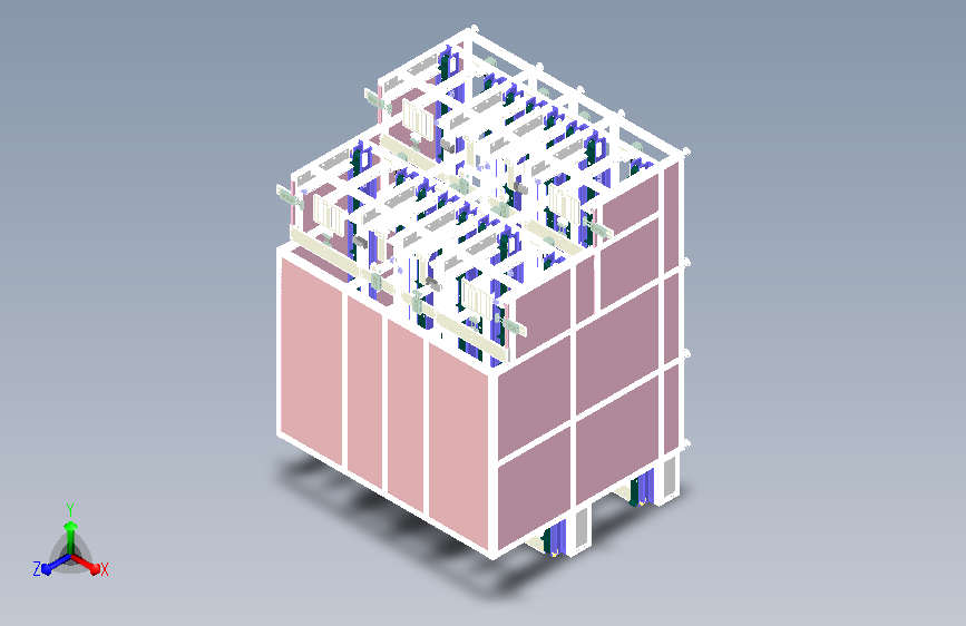 框架式多通道挡板输送机设计