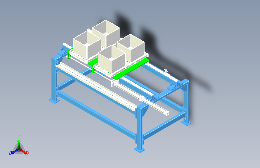 料框推送工作台设计