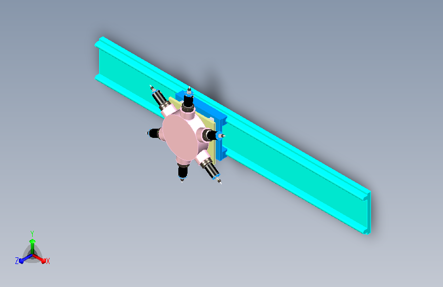 六工位高速轴长距离打孔机构设计