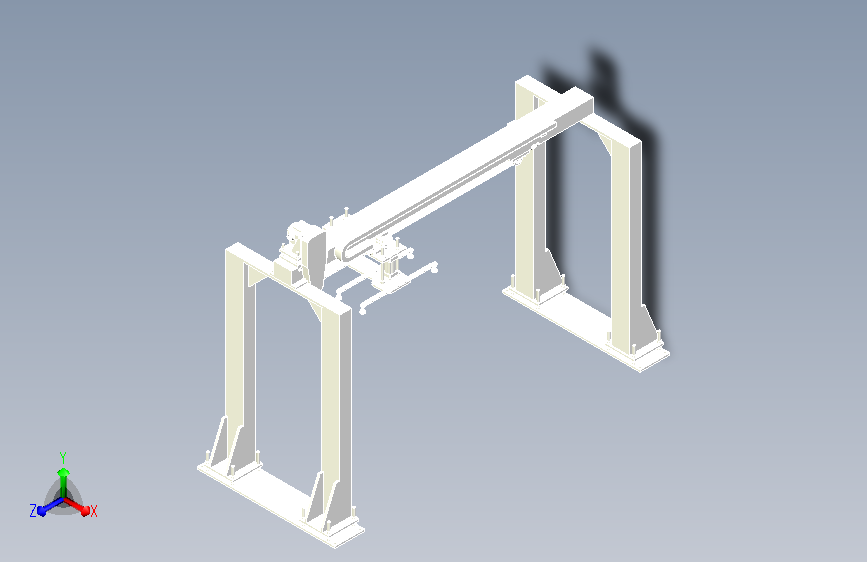 龙门真空吸盘抓取机械手设计