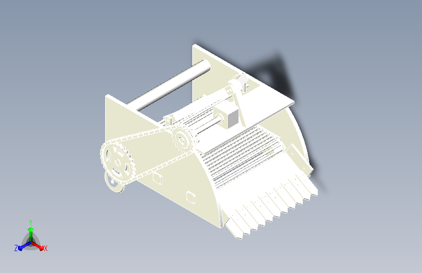 萝卜机三维模型
