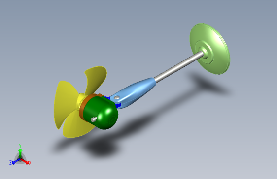 落地风扇三维模型设计