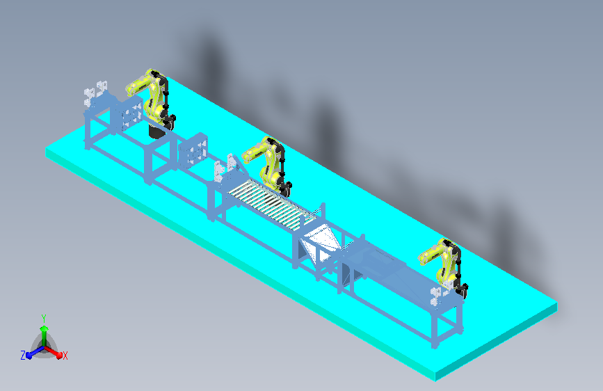 铝合金型材模型搬运线设计