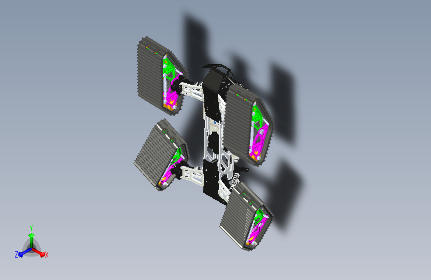 履带轮遥控大脚车