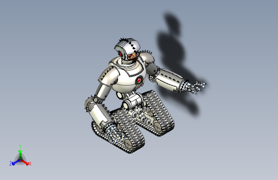 履带机器人模型