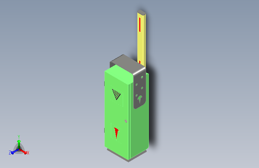 门闸收费站装配体