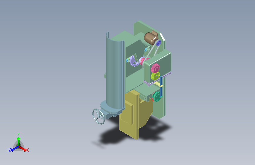 平面磨床三维设计