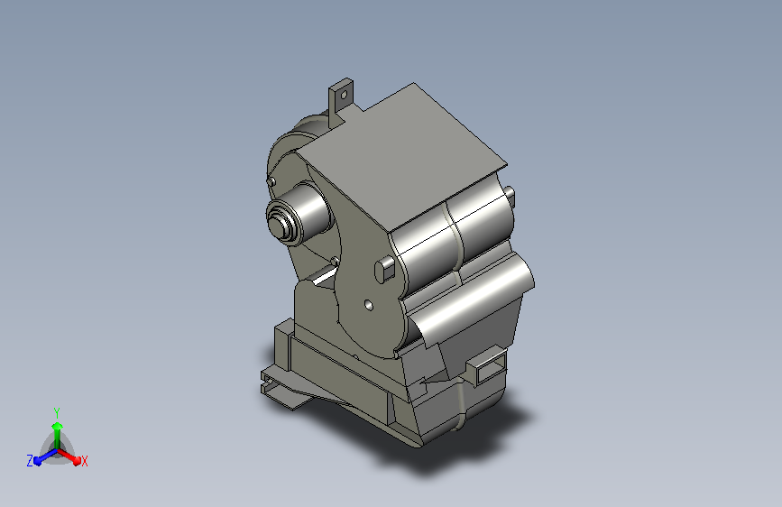 汽车6371暖风机三维数模
