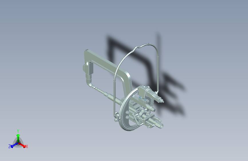 汽车白车身焊钳三维设计