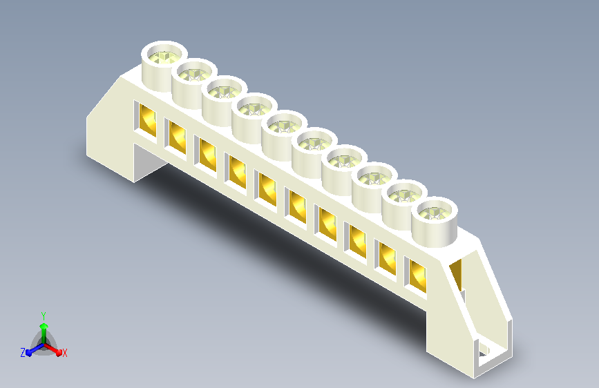 桥型零线排10孔