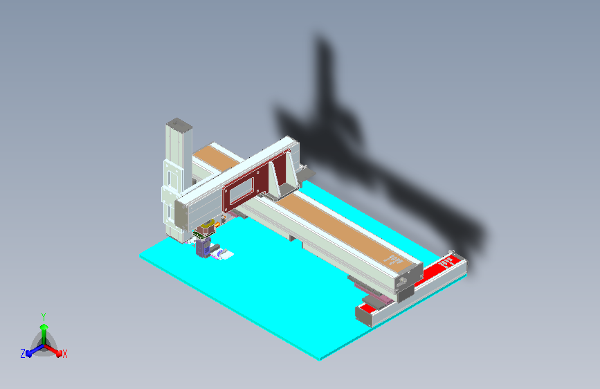 三轴伺服模组海绵吸盘机械手设计