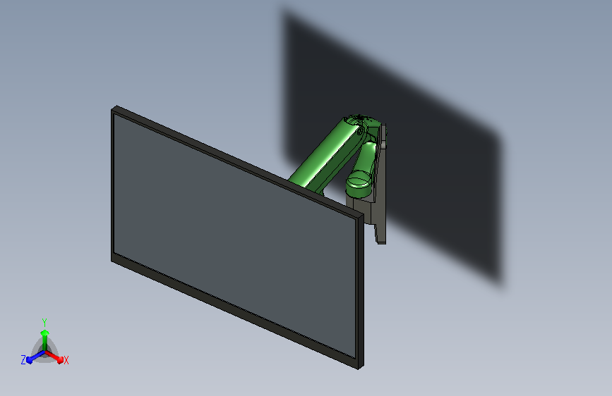 手动显示器支架