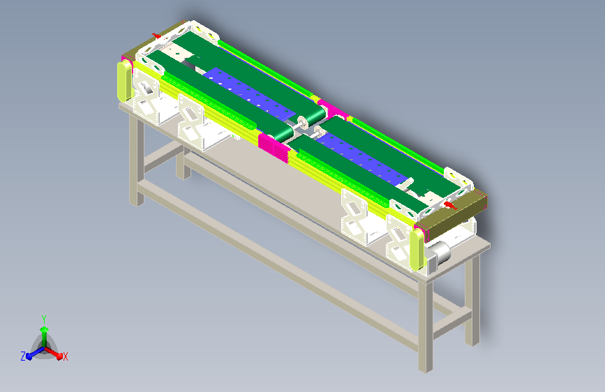 双带传输流水线
