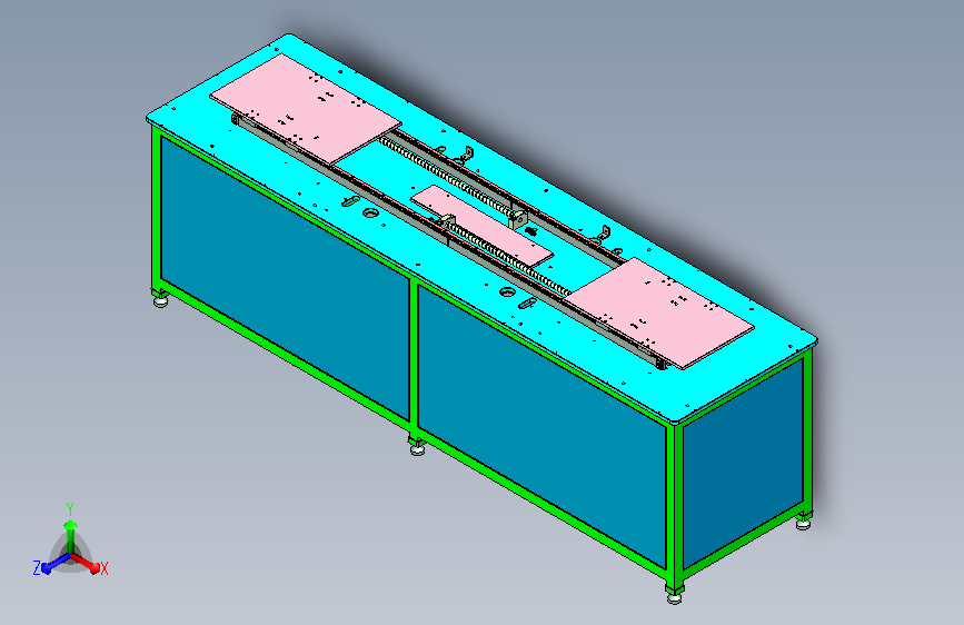 双伺服工位框架工作平台设计