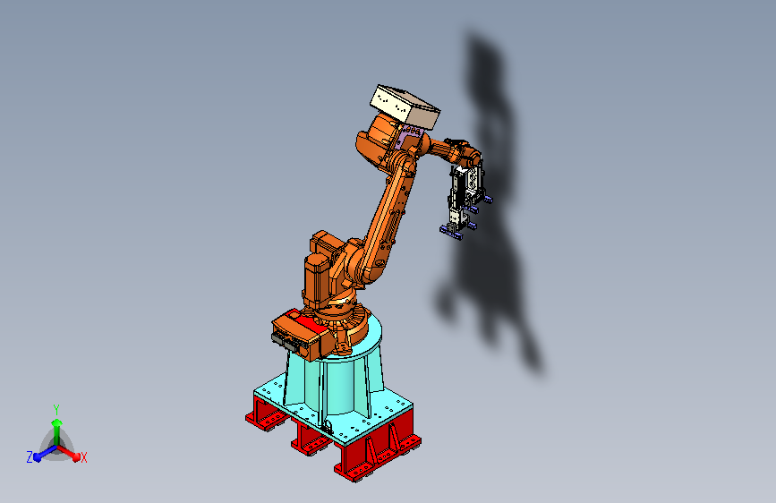 双夹爪机械手取料