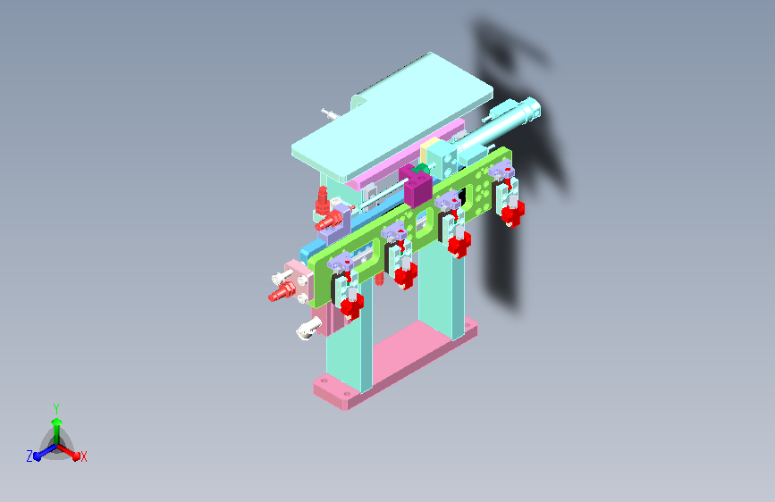 四工位机械抓手设计