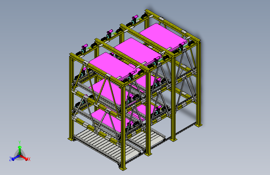 四层横移立体车库